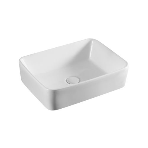 Раковина из сантехнического фаянса Azario AZ4565 50х40 накладная цвет белый