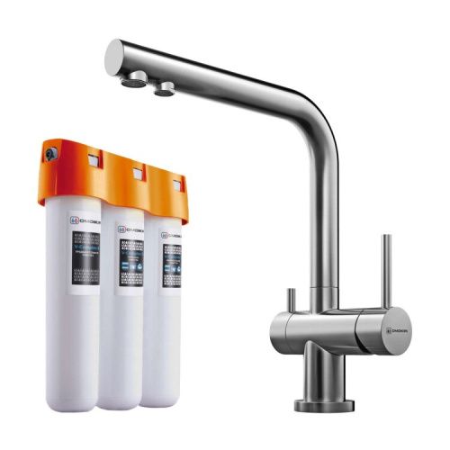 Смеситель для кухни Omoikiri Nagano 4011.8028 на мойку нержавеющая сталь