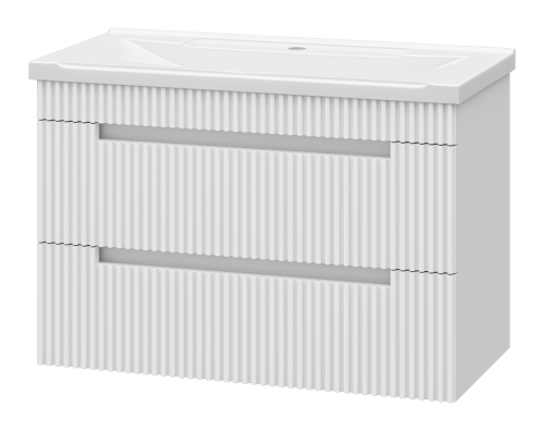 Тумба под раковину Brevita Ariana ARI-01080-0742Я 80х40 подвесная цвет белый
