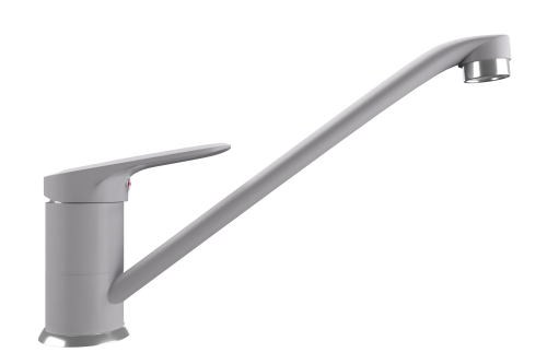 Смеситель для кухни Ulgran Quartz UQ-004-04 на мойку серый