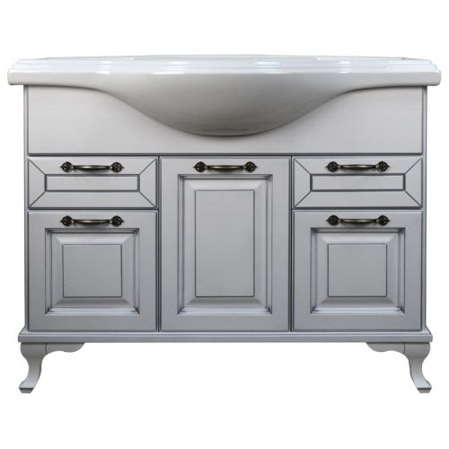 Тумба с раковиной Loranto Пандора CS00075993 110х50 напольная цвет белый