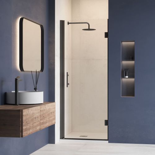 Душевая дверь RGW Hotel 350601109-14 90х195 стекло прозрачное профиль черный