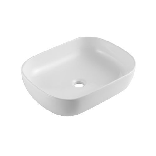 Раковина из сантехнического фаянса Azario AZ41015 50х40 накладная цвет белый