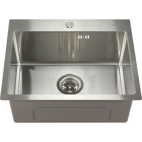 Кухонная мойка Melana ProfLine D5343H сатин 55х45 цвет серый поверхность полированная