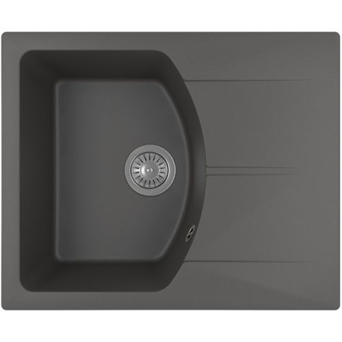 Кухонная мойка Florentina Паола 620 20.470.A0620.302 60х50 цвет черный поверхность матовая
