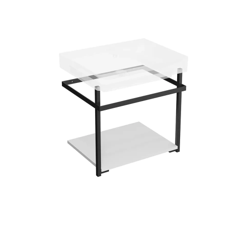 Консоль под раковину Kerama Marazzi PRO PRO.55.02\BLK.M 50х40 подвесная цвет черный