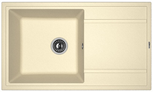 Кухонная мойка Florentina Липси 860 20.130.D0860.202 85х50 цвет бежевый поверхность матовая