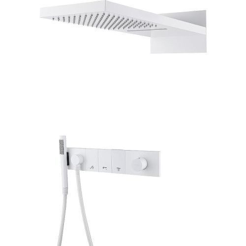 Душевая система Boheme Zodiac 132-MW встраиваемая в стену цвет белый