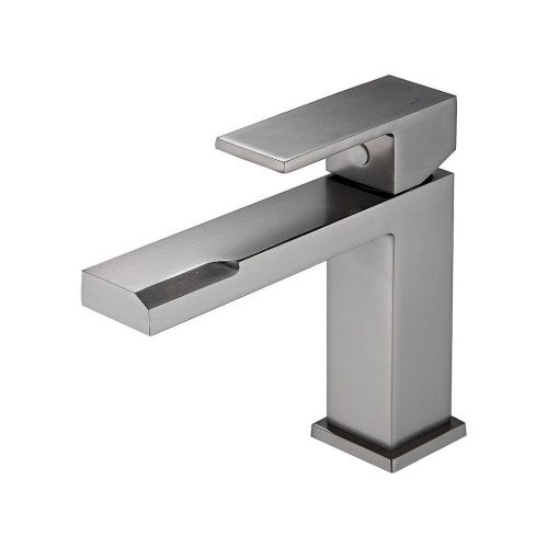 Смеситель BELZ B10613-3 на раковину сталь