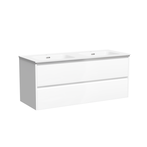 Тумба под раковину Sancos Libra LB120-2W 120х50 подвесная цвет белый