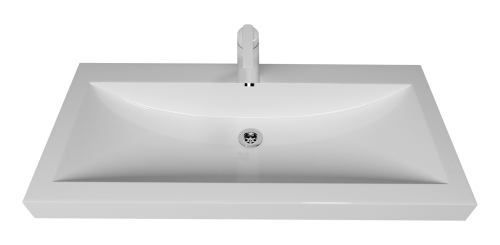 Раковина мебельная из искусственного камня Marko Флай 90 5204900 90х50 накладная цвет белый