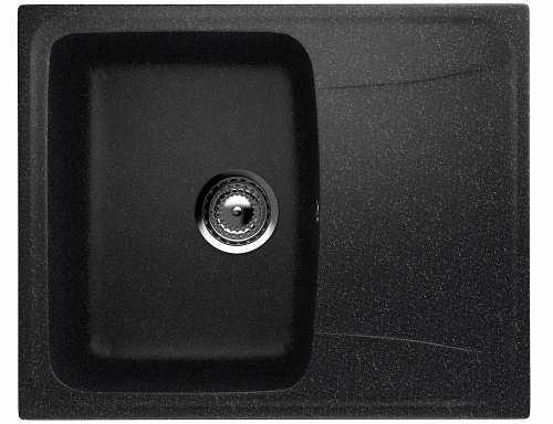 Кухонная мойка Ulgran Classic U-201-308 60х45 цвет черный