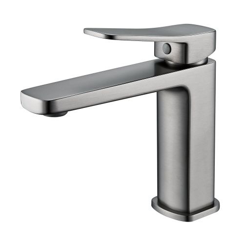 Смеситель Shevanik S9901T на раковину оружейная сталь