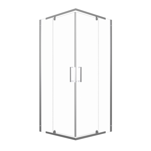 Душевой уголок Тритон Каппа-Хром Щ0000054220 90х90 стекло прозрачное профиль хром без поддона