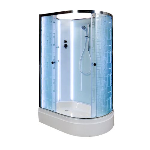 Душевая кабина AvaCan EM2712LNLED 120х80 асимметричная без крыши ориентация левая