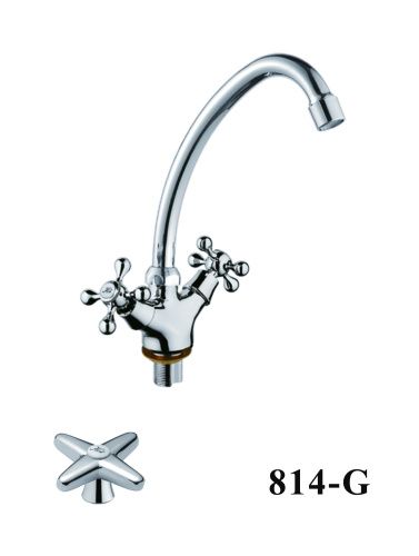 Смеситель для кухни D-Lin D153814-G на мойку хром