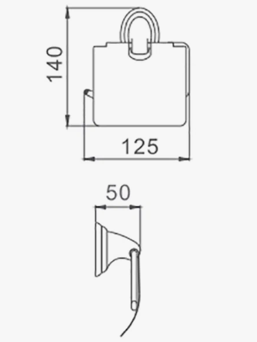 Бумагодержатель D-Lin D240310 - фото 2