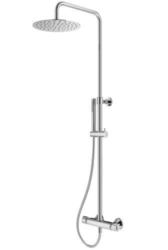 Душевая стойка Plumberia Selection IXO XO6302CR настенная цвет хром с термостатом