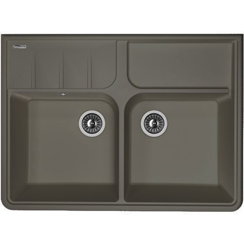 Кухонная мойка Florentina Вилладжио 20.385.F0898.302 90х65 цвет черный поверхность матовая