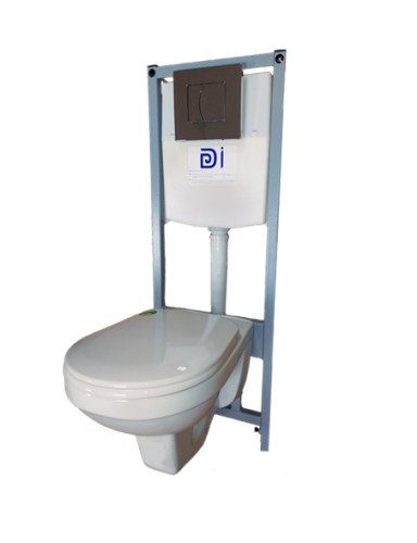 Комплект унитаз с инталляцией и клавишей смыва Rosa Вн ПуР04