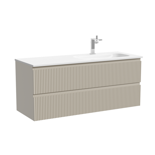 Тумба под раковину Sancos SNOB R SNR120RCE 120х40 подвесная цвет бежевый