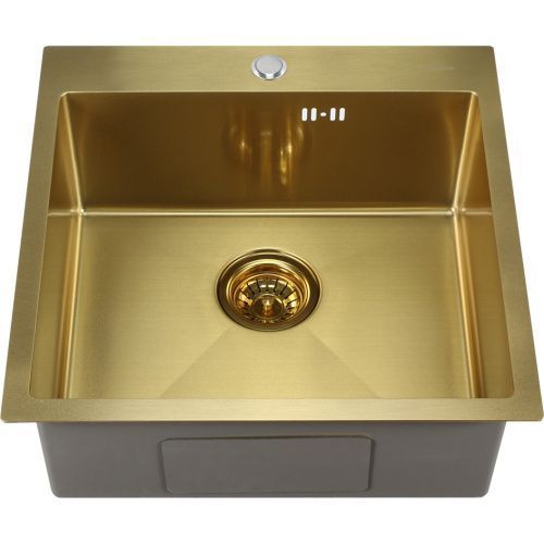 Кухонная мойка Melana ProfLine D5050HG золото 50х50 цвет золото поверхность полированная