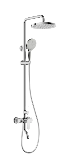 Душевая стойка Arrow AG3307CP-1 настенная цвет хром