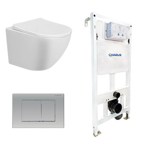 Сет унитаз + инсталляция + кнопка CC.300.80.01+FP.310.46.01+AM25010