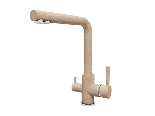 Смеситель для кухни Dr.Gans Акцент 339.06H.2123.405 на мойку коричневый