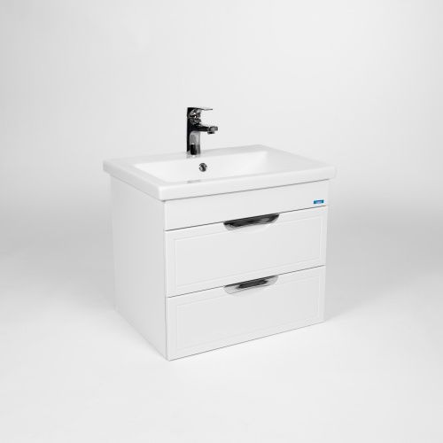 Тумба под раковину Viant Лима VLIM60CO-T2YP 60х40 подвесная цвет белый