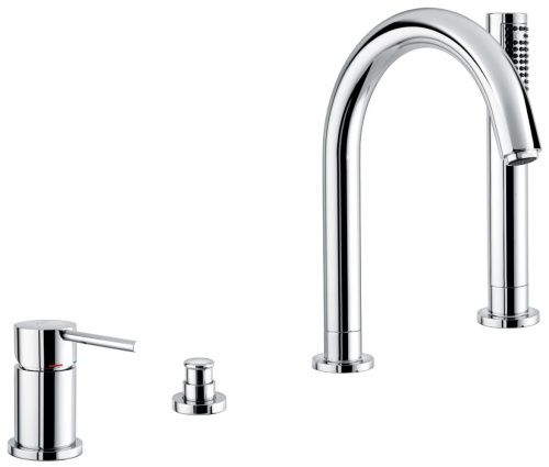 Смеситель Emmevi Piper 45120/NEO на борт ванны черный