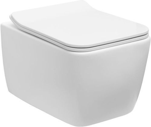 Чаша унитаза подвесная Allen Brau Liberty 4.33007.21 цвет белый без сиденья безободковая каскадный смыв