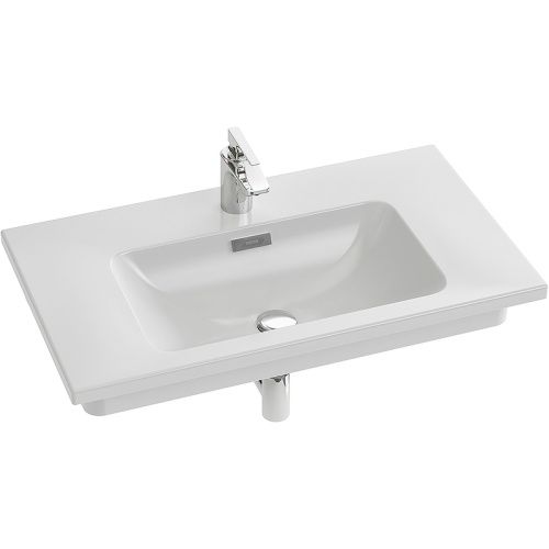 Раковина из сантехнического фарфора Jacob Delafon Vox EXAE112-00 80х50 подвесная цвет белый 1 отверстие под смеситель