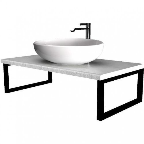 Столешница 1MarKa Grunge Loft У85839 80х50 накладная цвет серый