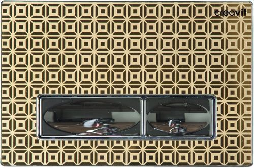 Клавиша смыва механическая Creavit GP4009.34 цвет золото