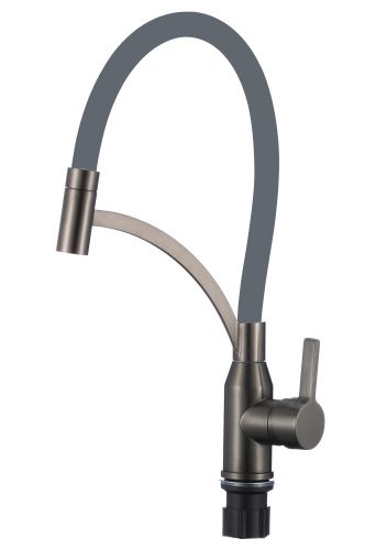 Смеситель для кухни Fmark FS8244Q-04 на мойку графит