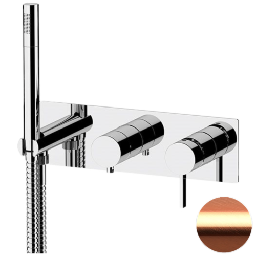 Смеситель для душа Remer Metrica MC97D3RP встраиваемый в стену медь