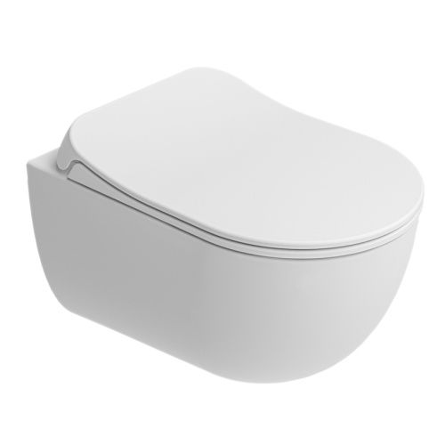 Унитаз подвесной Kale Zero 2.0 310201100266 белый с сиденьем микролифт безободковый каскадный смыв
