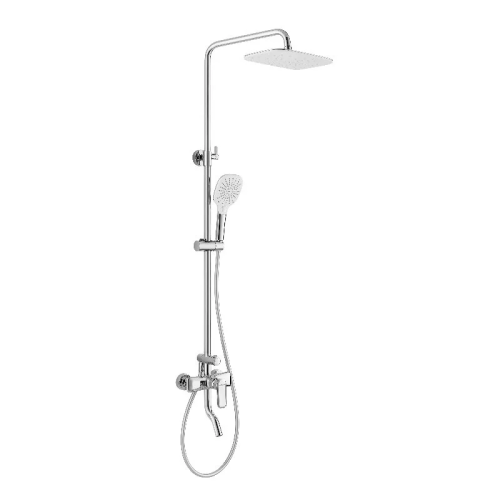 Душевая стойка Arrow AG3311CP настенная цвет хром