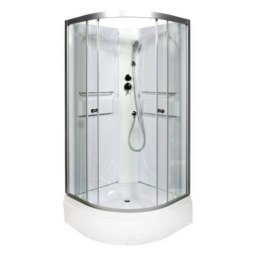 Душевая кабина AvaCan L510N 100х100 четверть круга без крыши ориентация универсальная