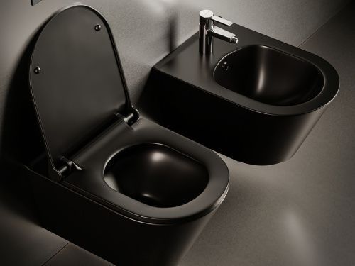 Биде подвесное Boheme Avva 974-B цвет черный