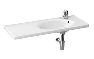 Раковина Roca Etna 7.3270.0.900.0 100х40 накладная цвет белый