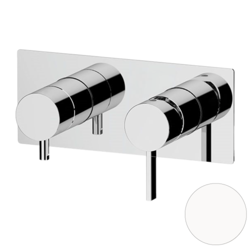 Смеситель для душа Remer Metrica MC93ZBO встраиваемый в стену белый