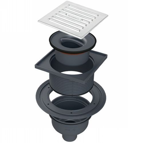 Душевой трап Bettoserb 14702510 15х15 хром