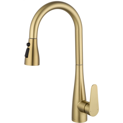 Смеситель для кухни Wonzon & Woghand WW-121E201B-BG на мойку золото