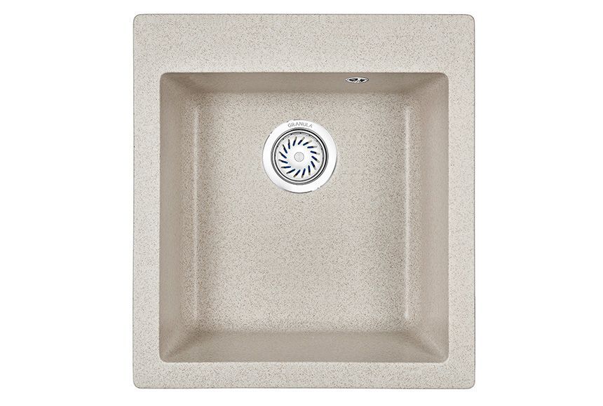 Кухонная мойка Granula 4201, ПИРИТ 40х50 цвет бежевый поверхность матовая