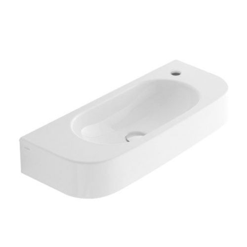 Раковина керамическая Globo Forty3 SCT70.BI*1dx 70х30 подвесная цвет белый 1 отверстие под смеситель