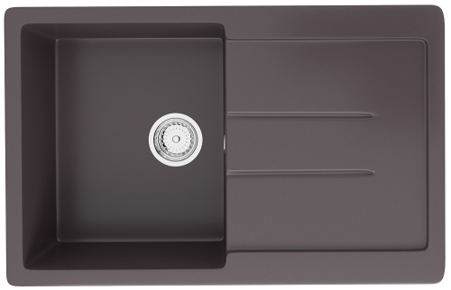 Кухонная мойка Ulgran Classic U-507-345 75х50 цвет коричневый