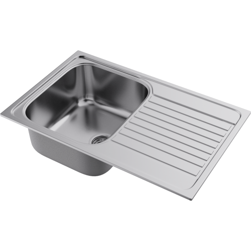 Кухонная мойка Omoikiri Kashiogawa 79 4993452 80х50 цвет нержавеющая сталь