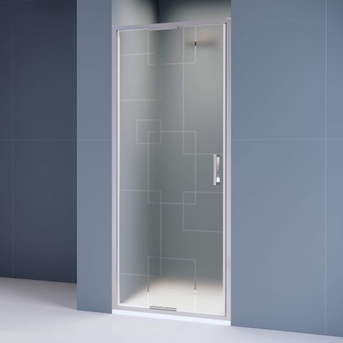 Душевая дверь RGW Stilvoll 70320509-181 90х195 стекло с рисунком профиль хром